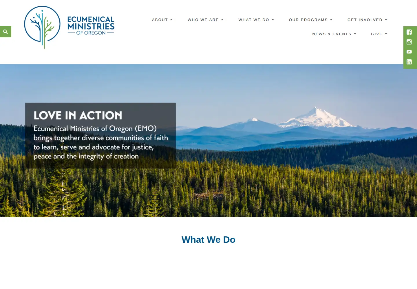 Screenshot of emoregon.org