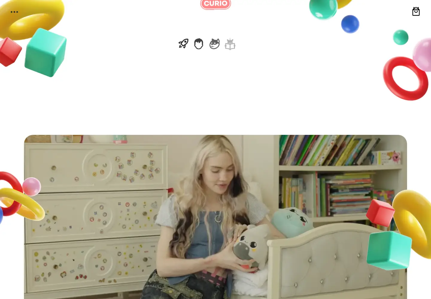 Captured homepage of heycurio.com in the current scan