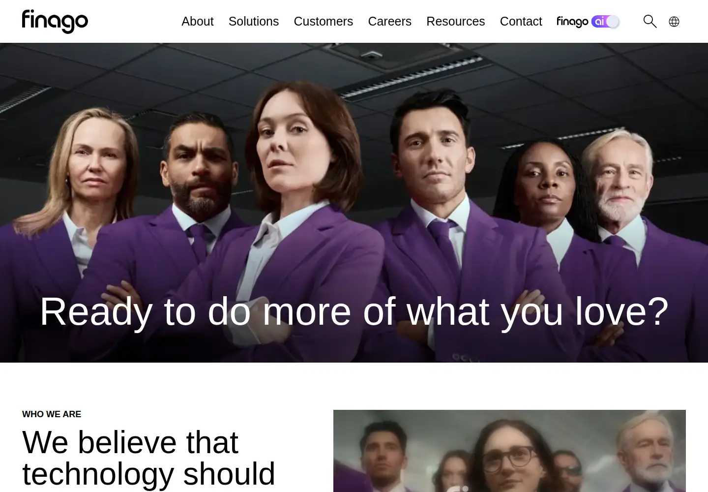 Screenshot of finago.com