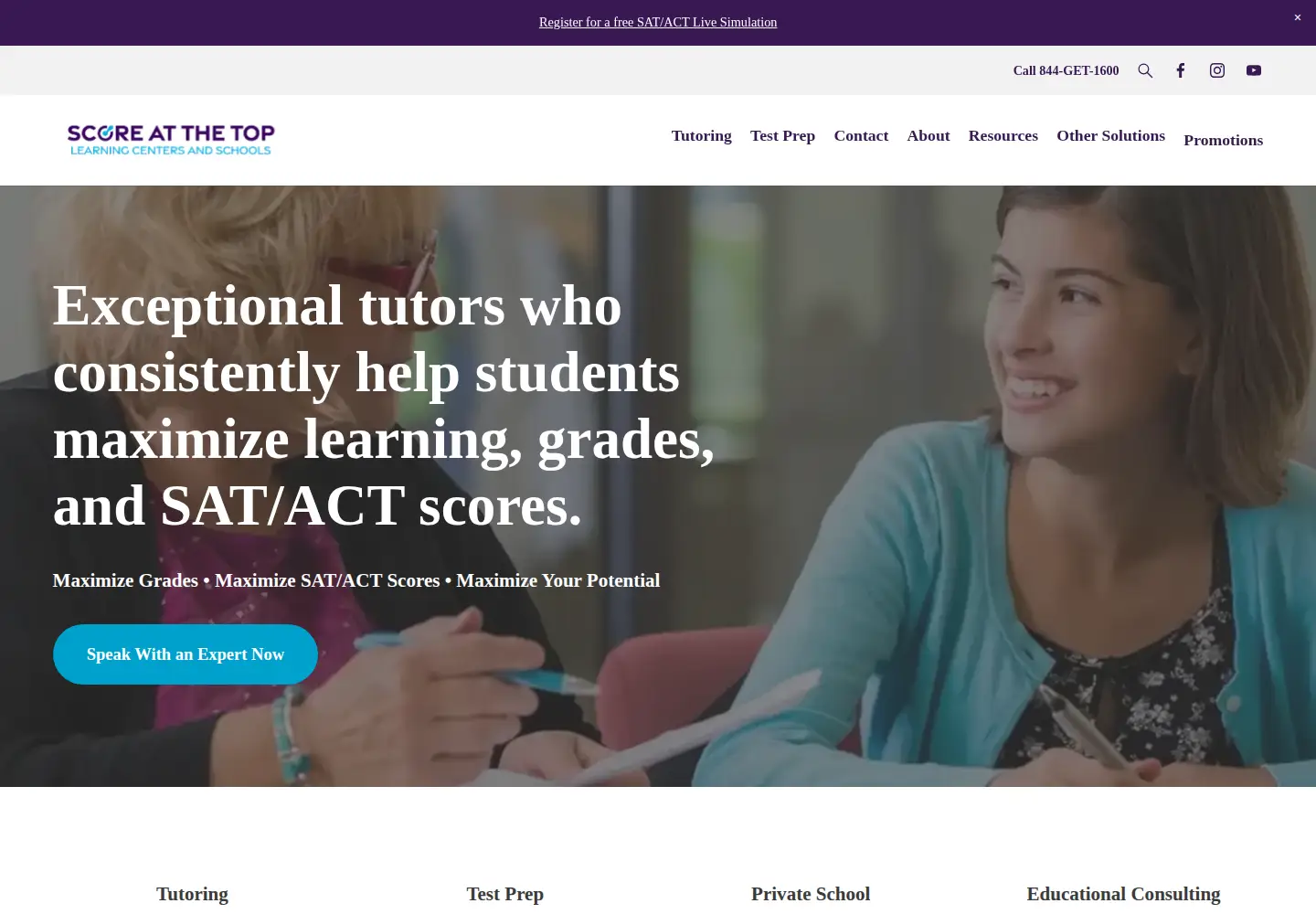 Screenshot of scoreatthetop.com