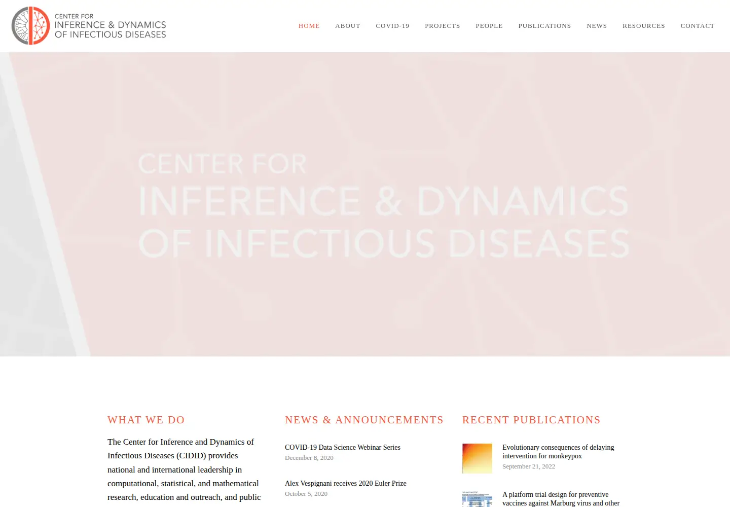 Screenshot of cidid.org