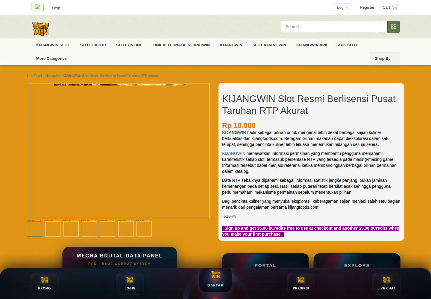 Screenshot of vitaflowblood.com