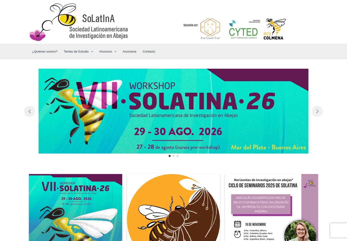 Screenshot of solatina.org