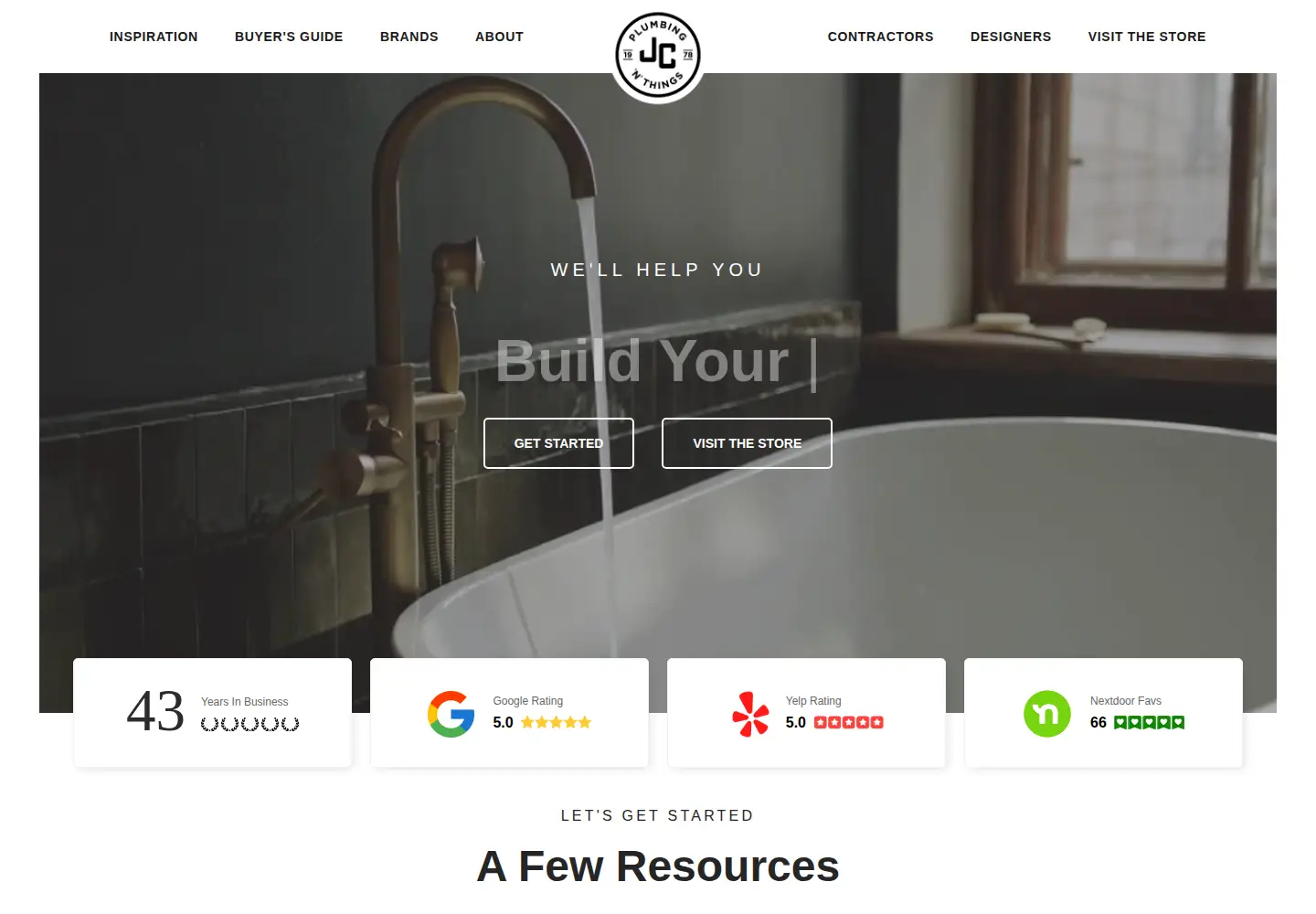 Screenshot of jcshowroom.com