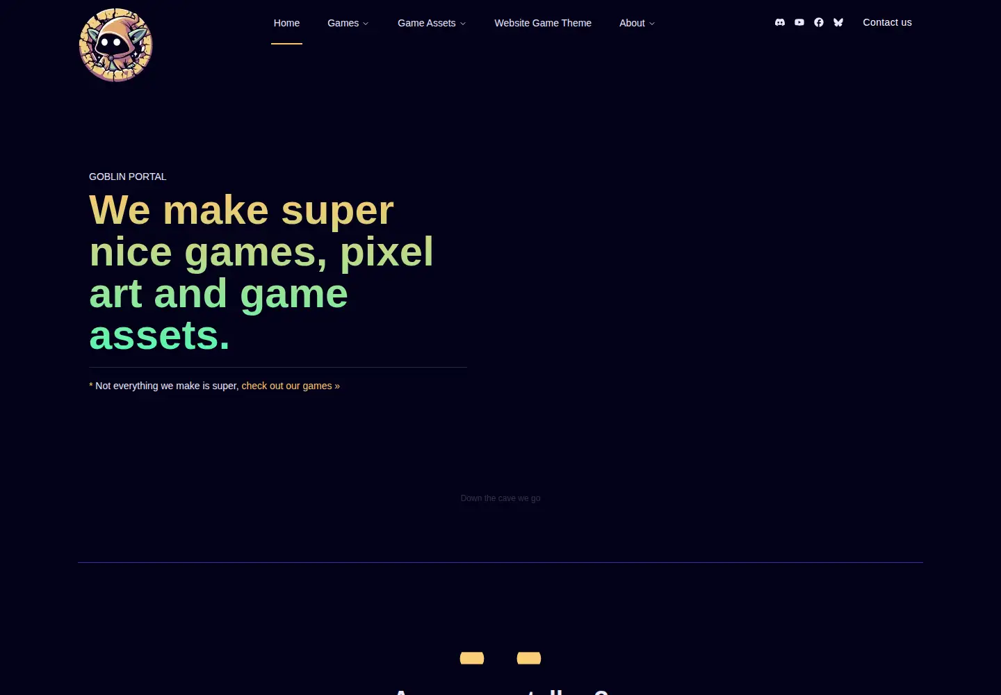Screenshot of goblinportal.com