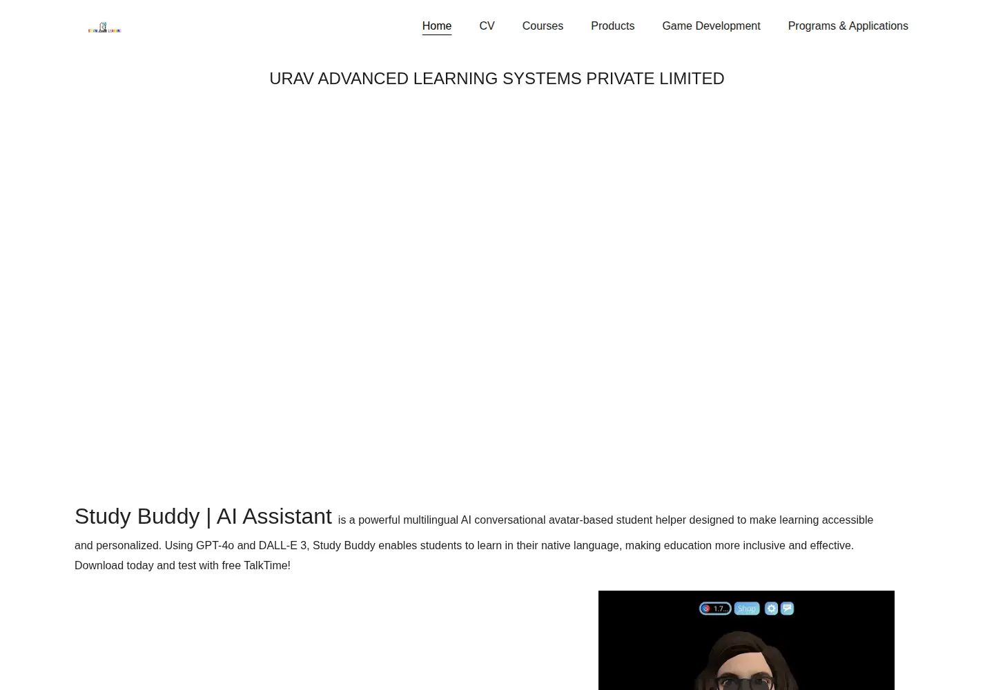 Captured homepage of uralstech.in in the current scan