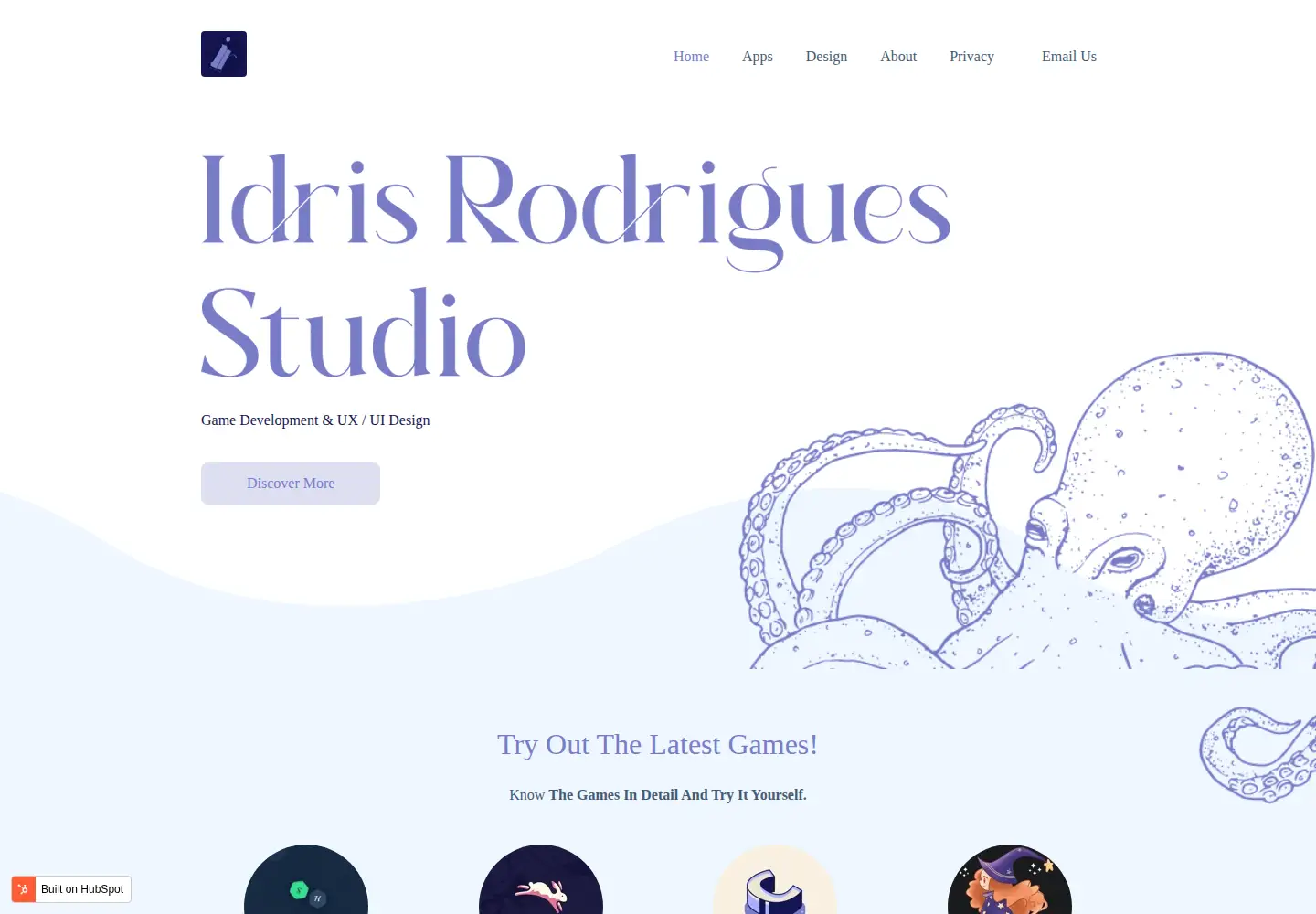 Screenshot of idrisrodrigues.in