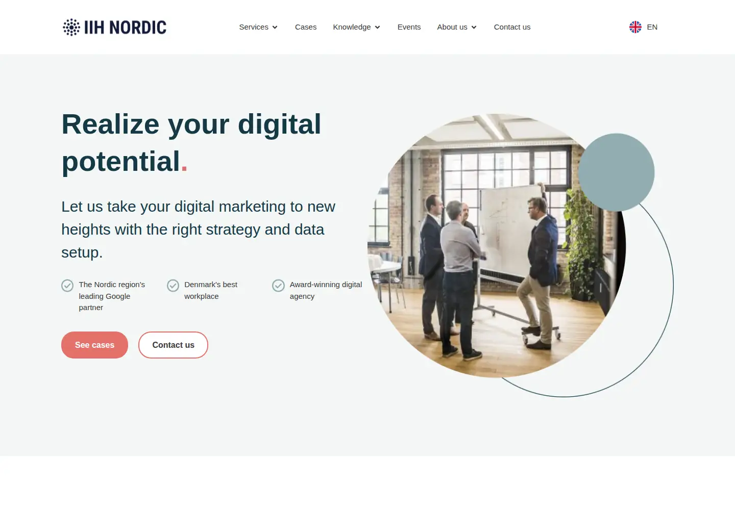 Screenshot of iihnordic.com