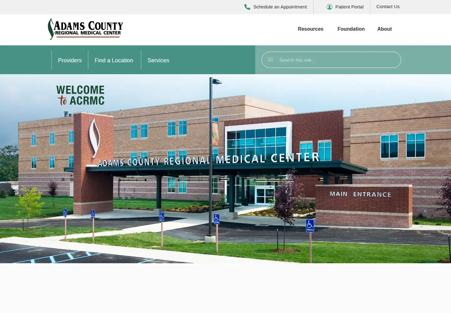 Screenshot of acrmc.com