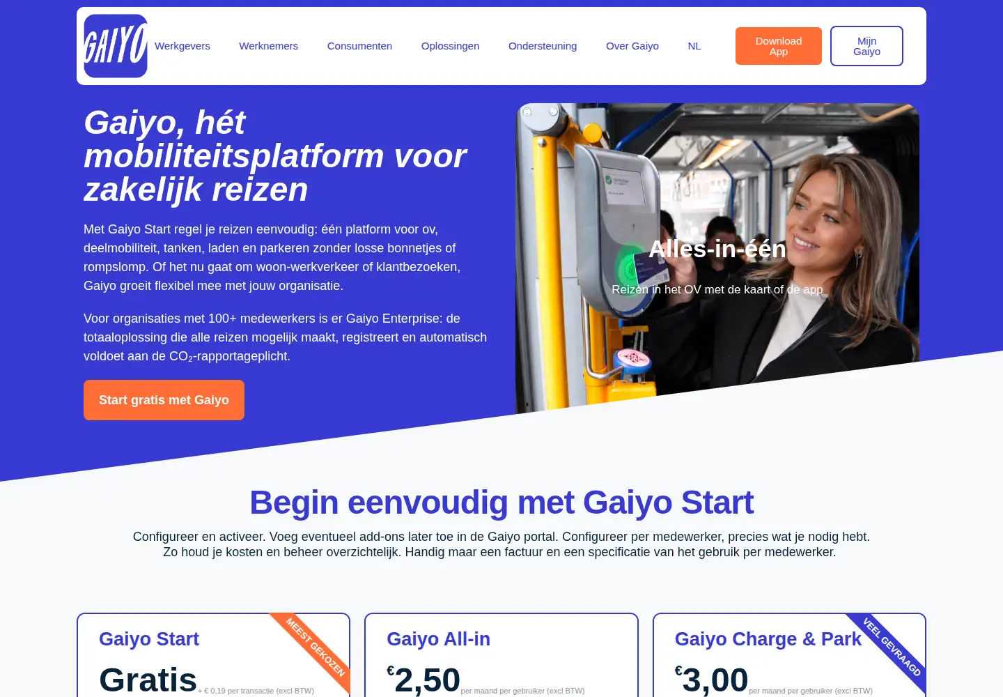 Screenshot of gaiyo.com