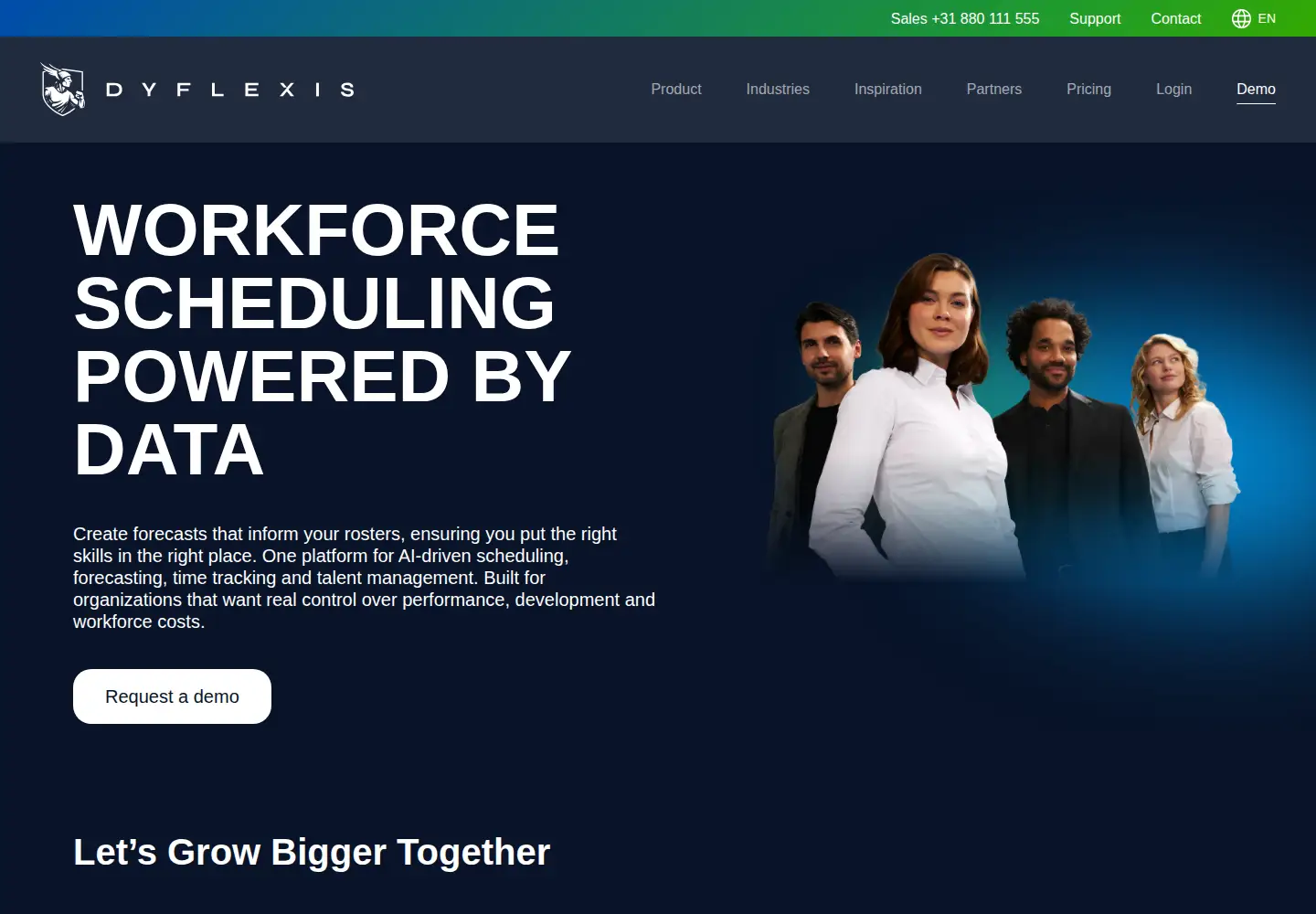 Screenshot of dyflexis.com