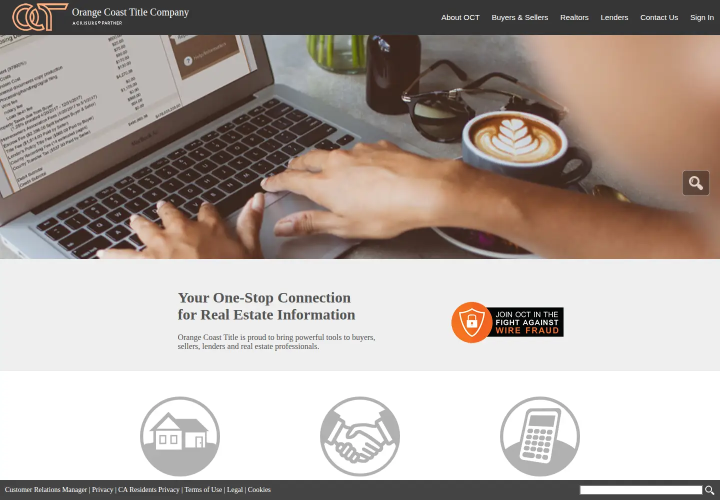 Screenshot of octitle.com