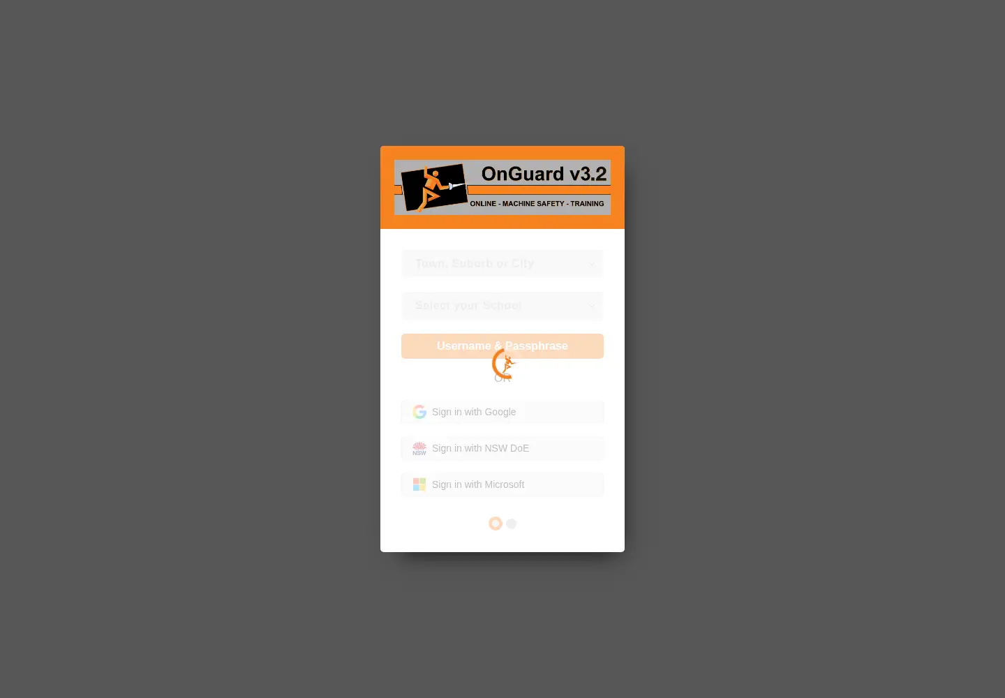 Screenshot of onguardv3.com.au