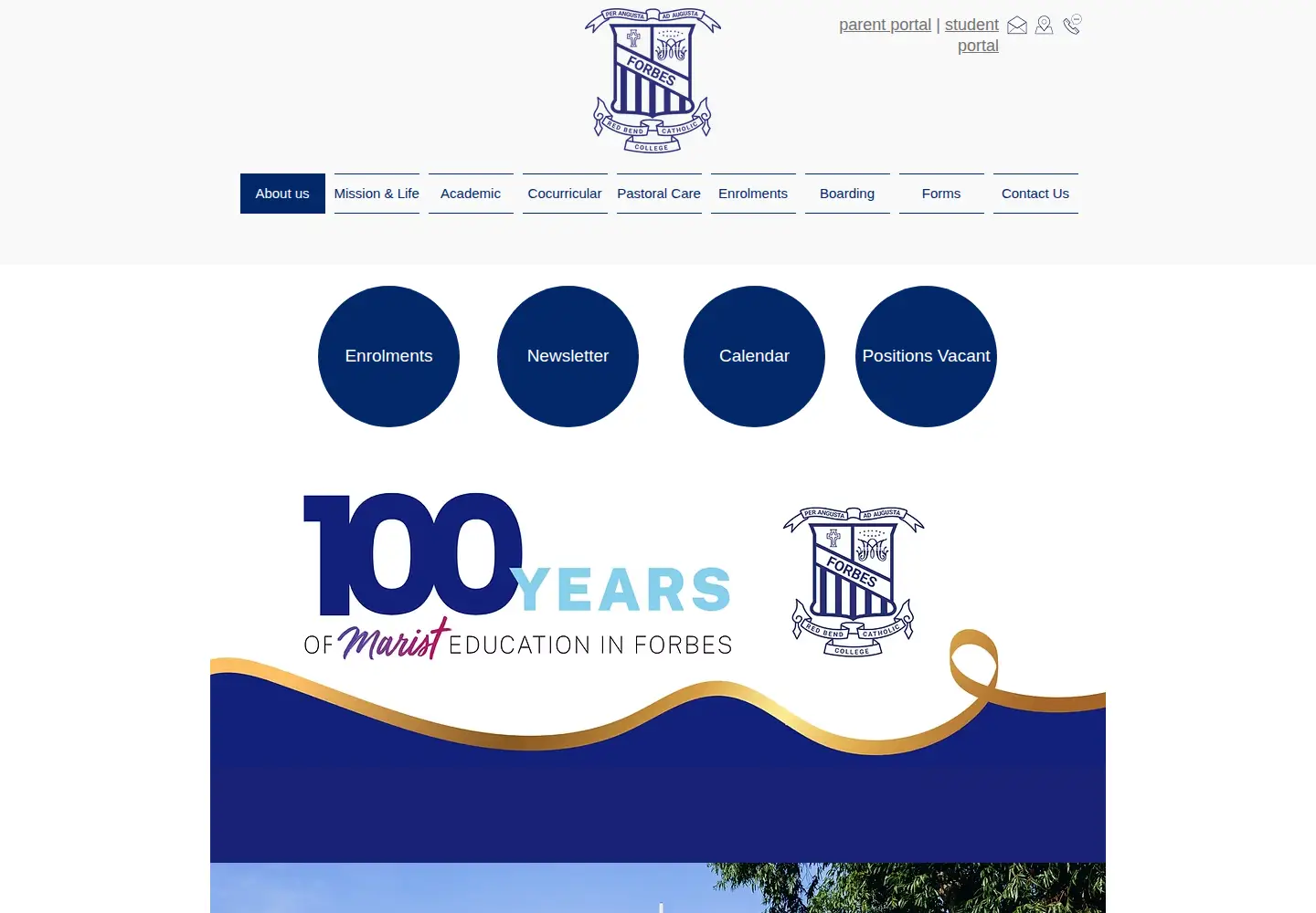 Screenshot of redbendcc.nsw.edu.au