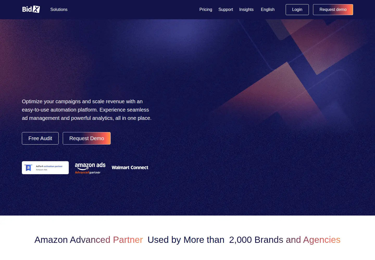 Screenshot of bidx.io