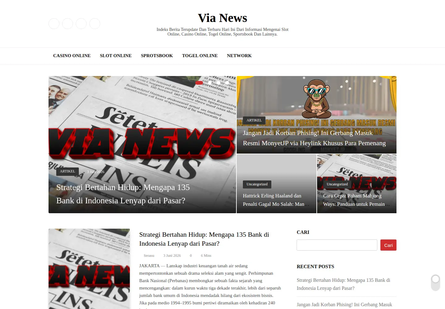 Screenshot of via102.org