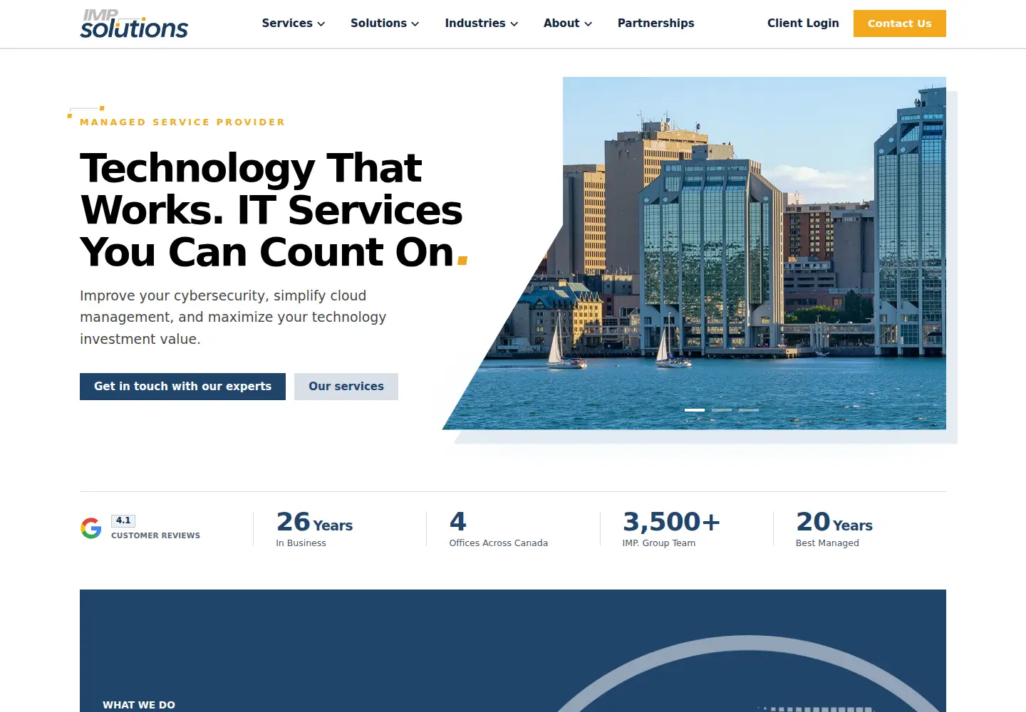 Screenshot of impsolutions.com