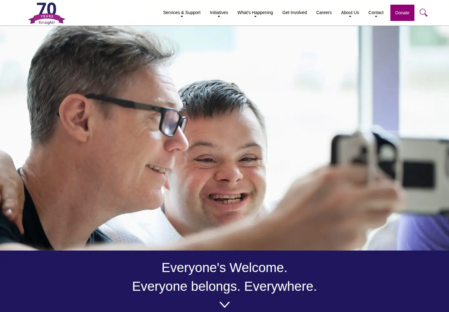 Screenshot of kinsight.org