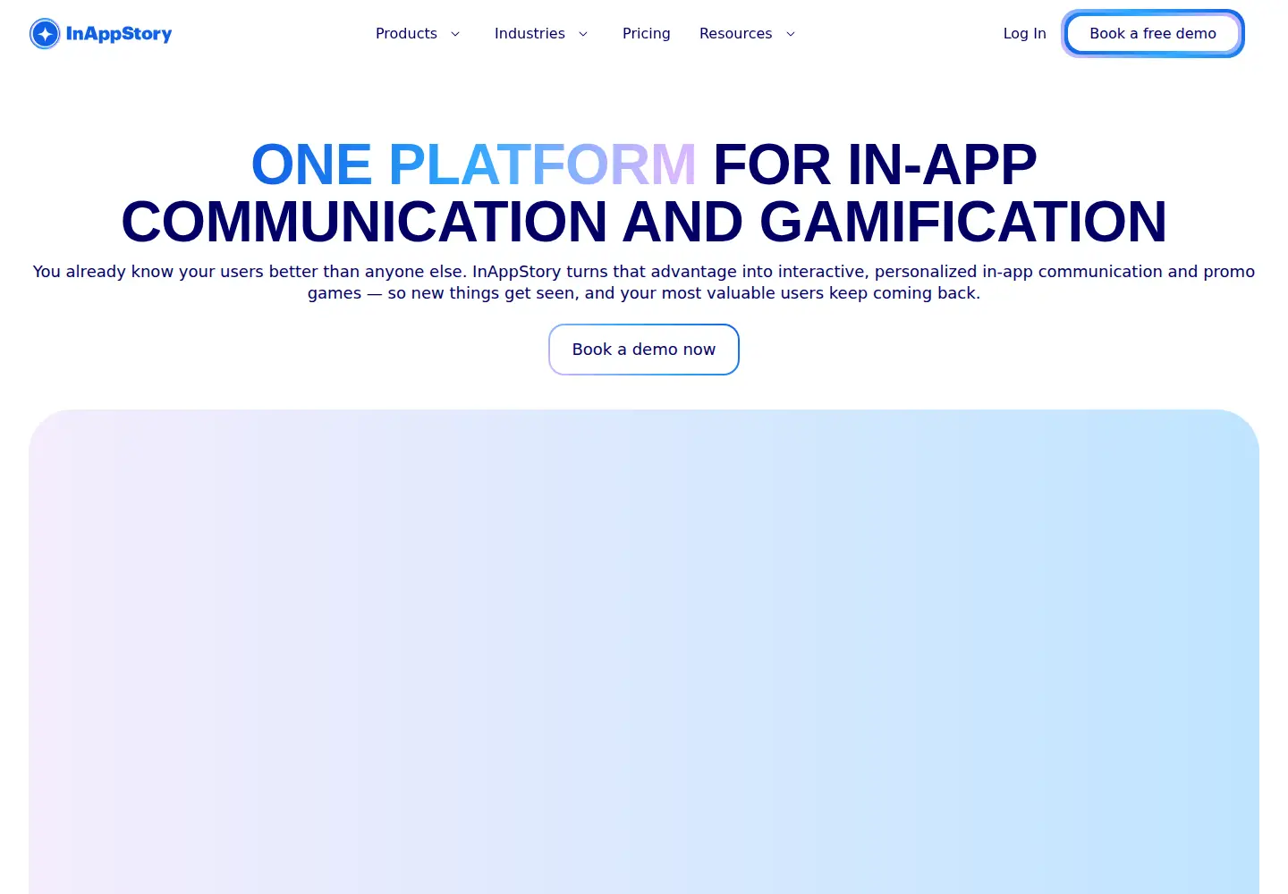 Screenshot of inappstory.com