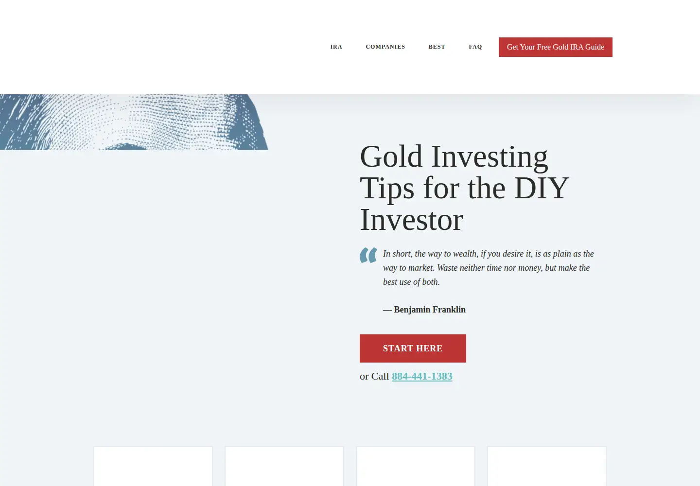 Screenshot of goldinvestinghub.com