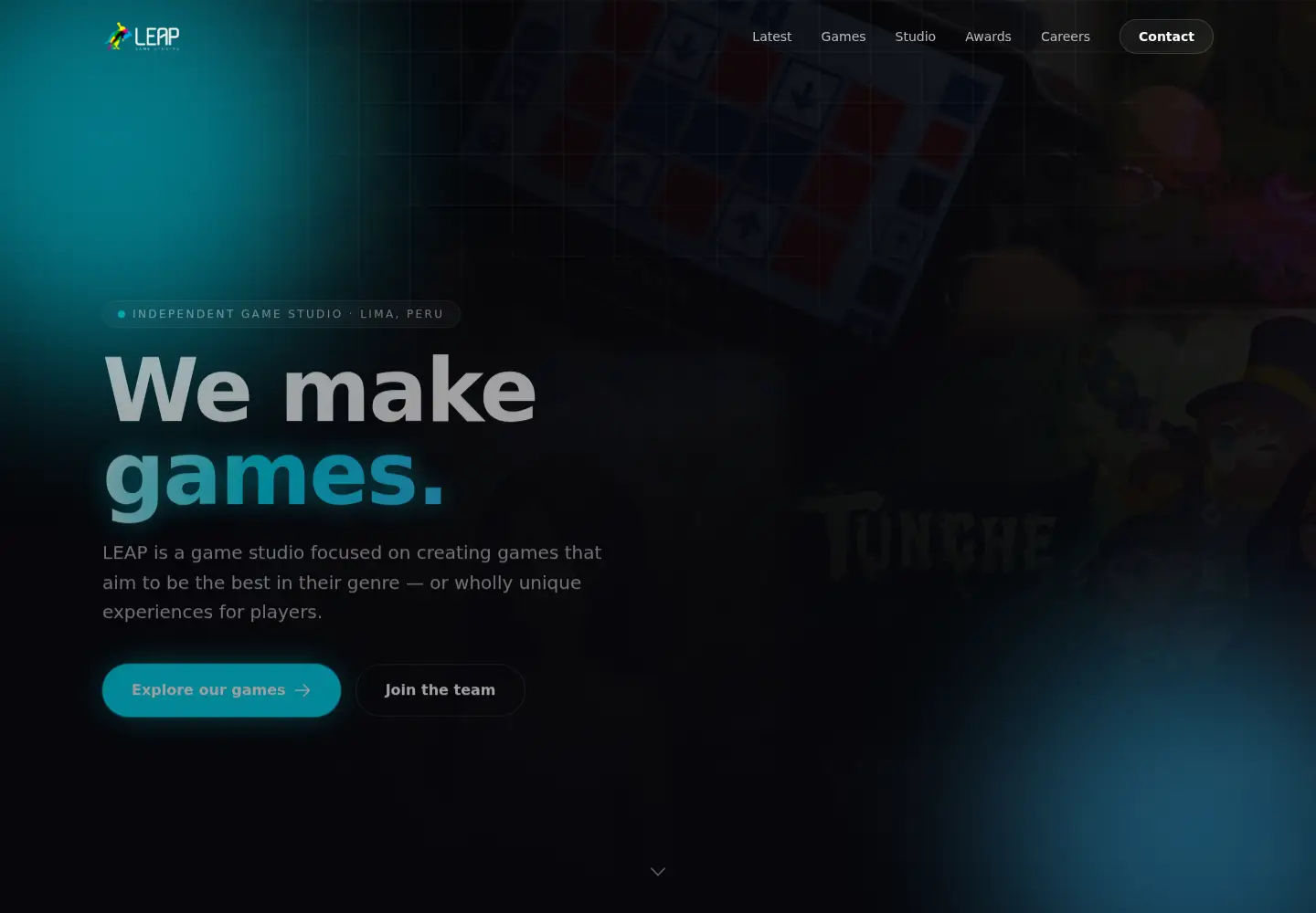 Screenshot of leapgs.com