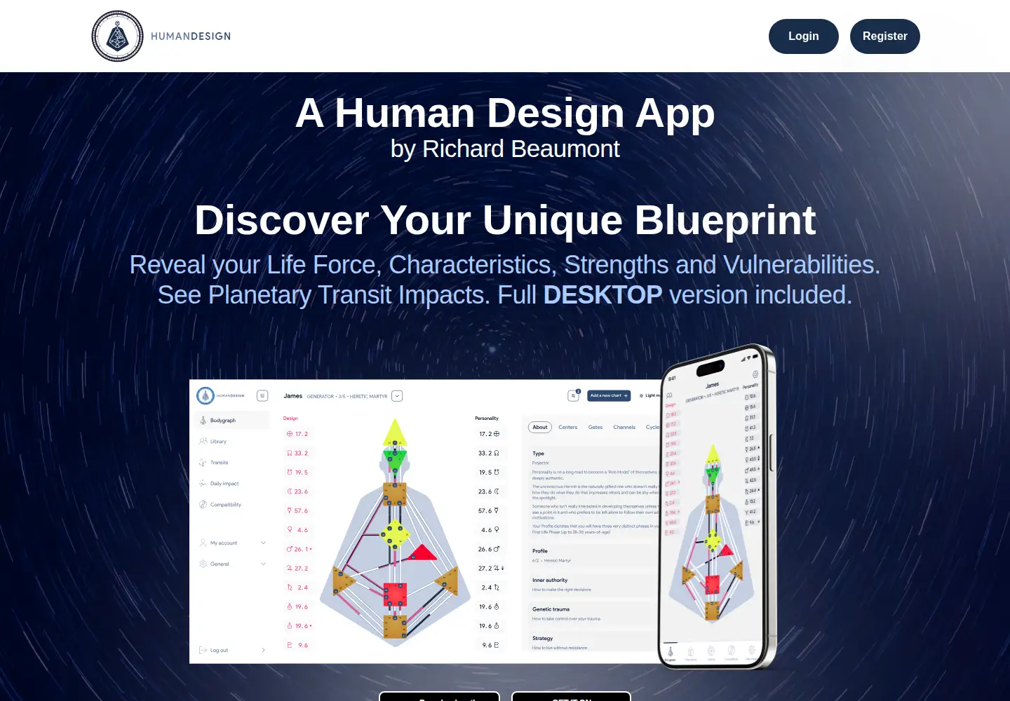 Screenshot of humandesignrave.com