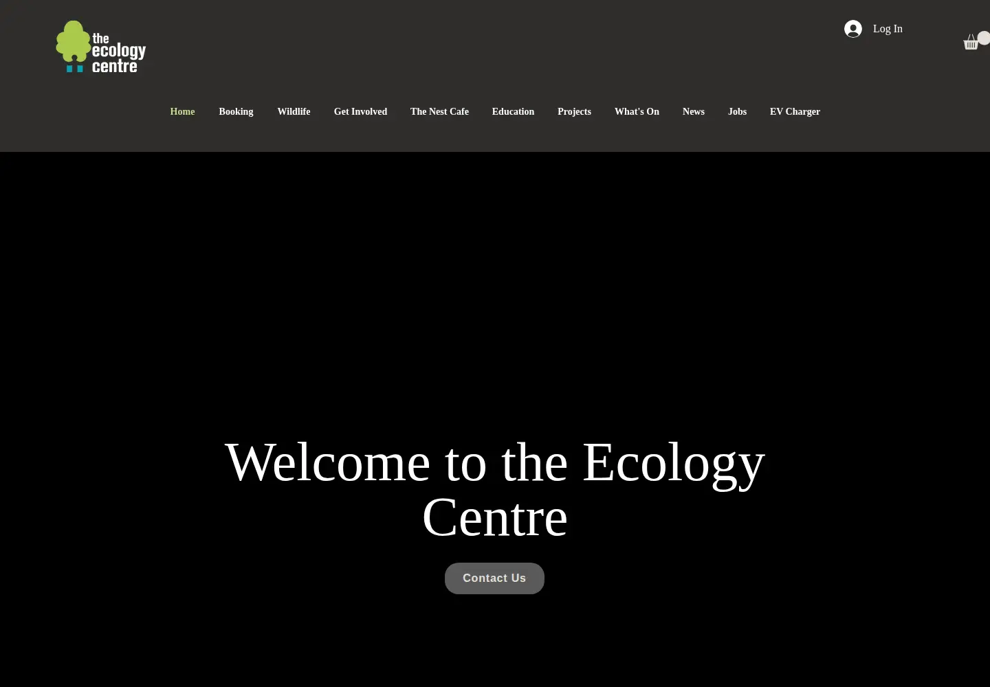 Screenshot of theecologycentre.org