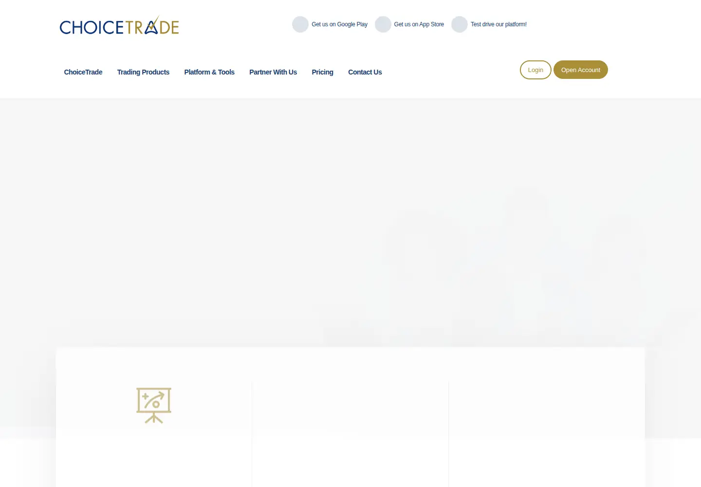 Screenshot of choicetrade.com