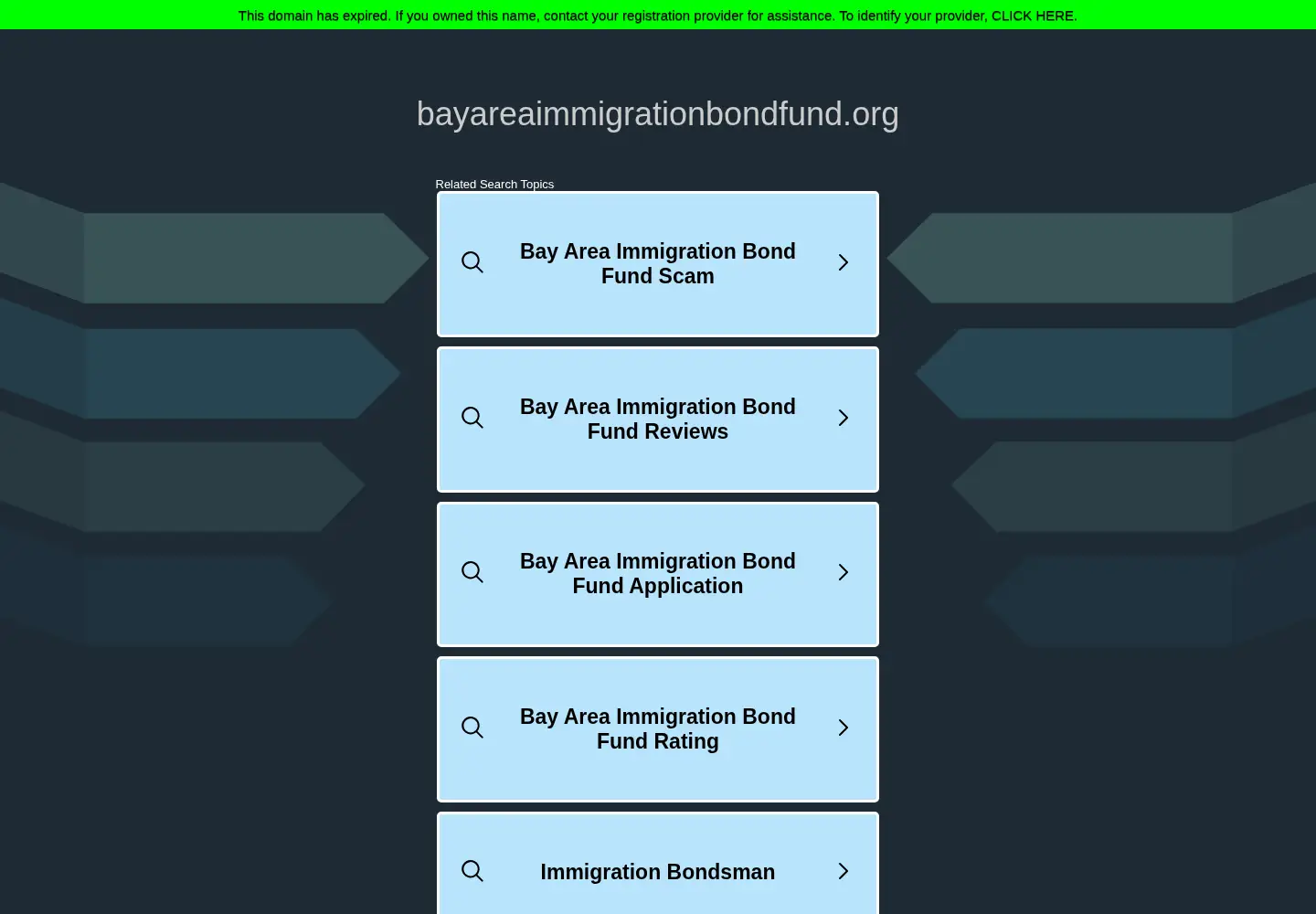 Screenshot of bayareaimmigrationbondfund.org