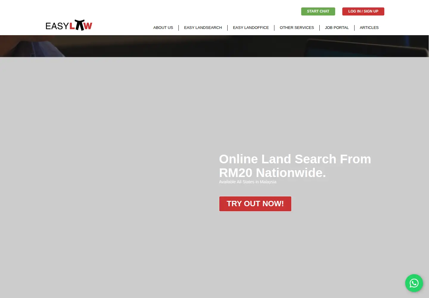 Screenshot of easylaw.com.my