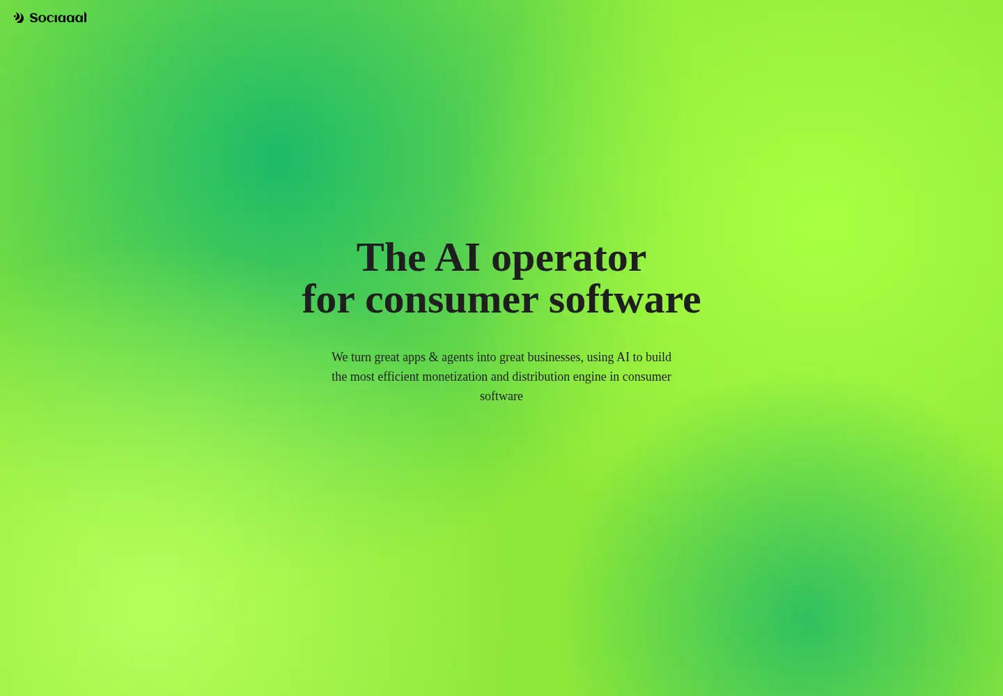 Screenshot of sociaaal.com