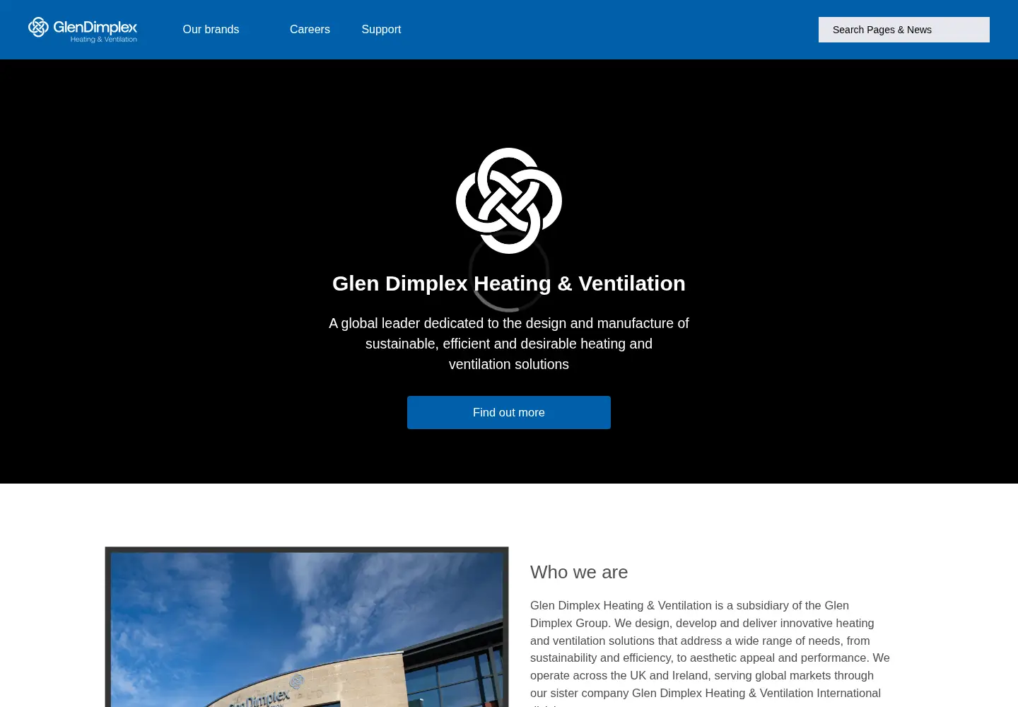 Screenshot of gdhv.com