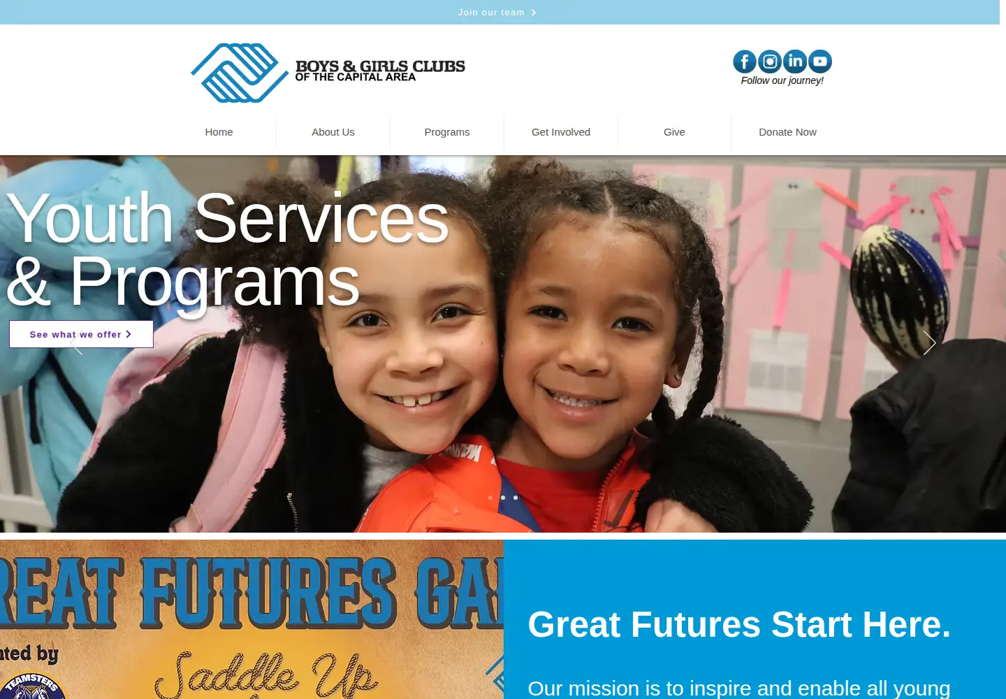 Screenshot of bgccapitalarea.org