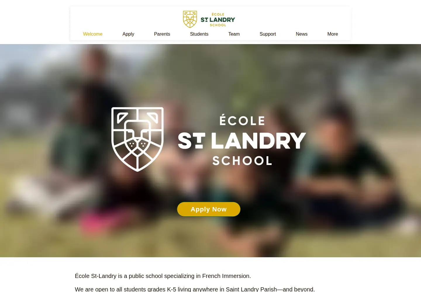 Screenshot of ecolestlandry.org