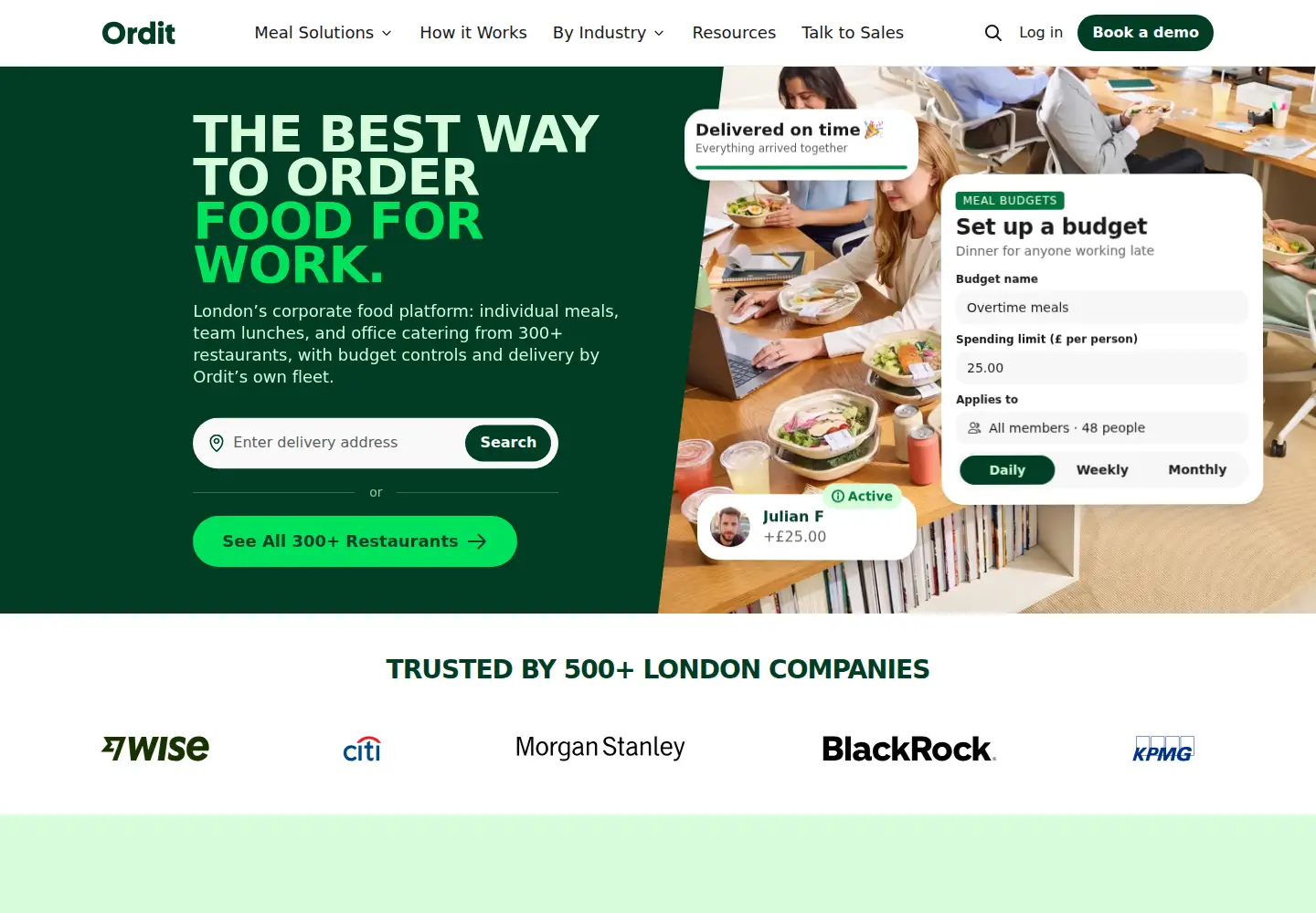 Screenshot of ordit.co.uk
