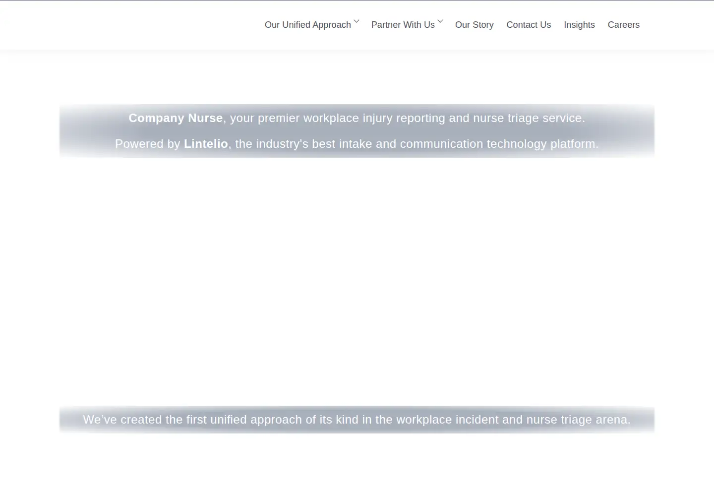 Captured homepage of companynurse.com in the current scan