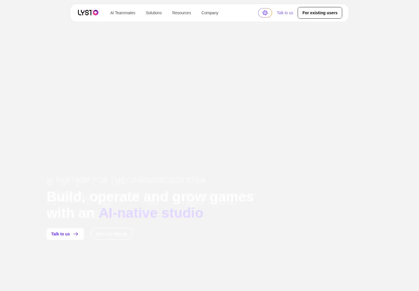 Screenshot of lysto.gg