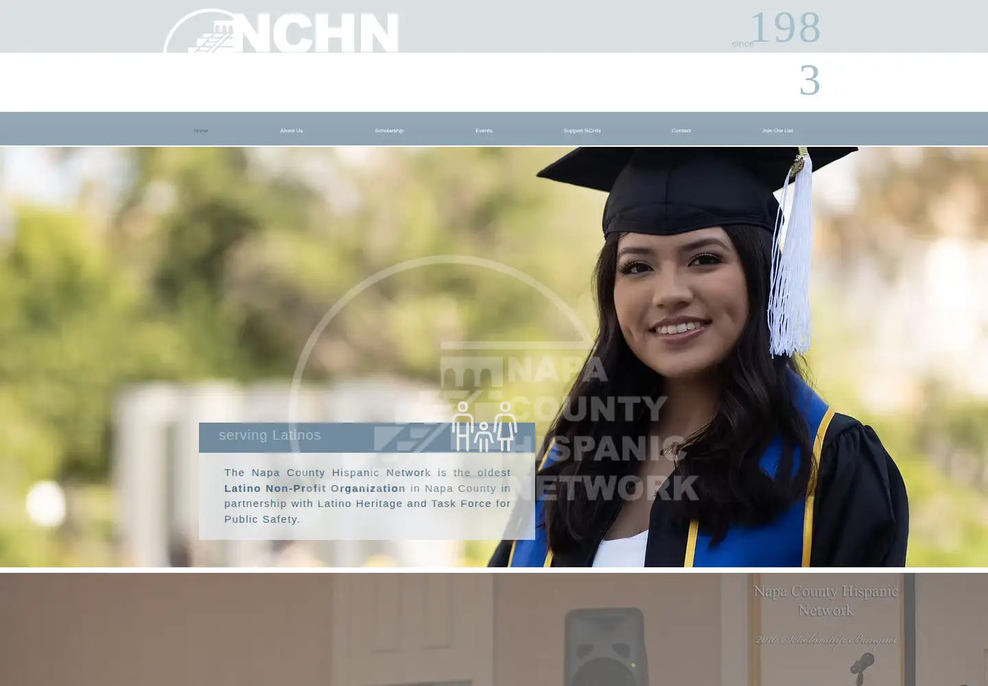 Captured homepage of napacountyhispanicnetwork.org in the current scan