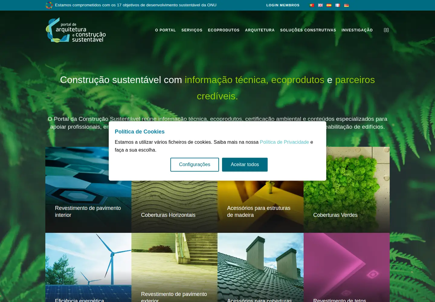 Captured homepage of csustentavel.com in the current scan