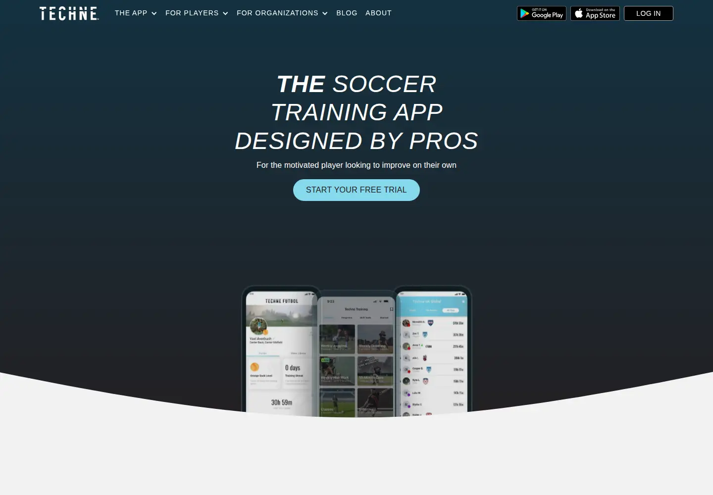 Captured homepage of technefutbol.com in the current scan