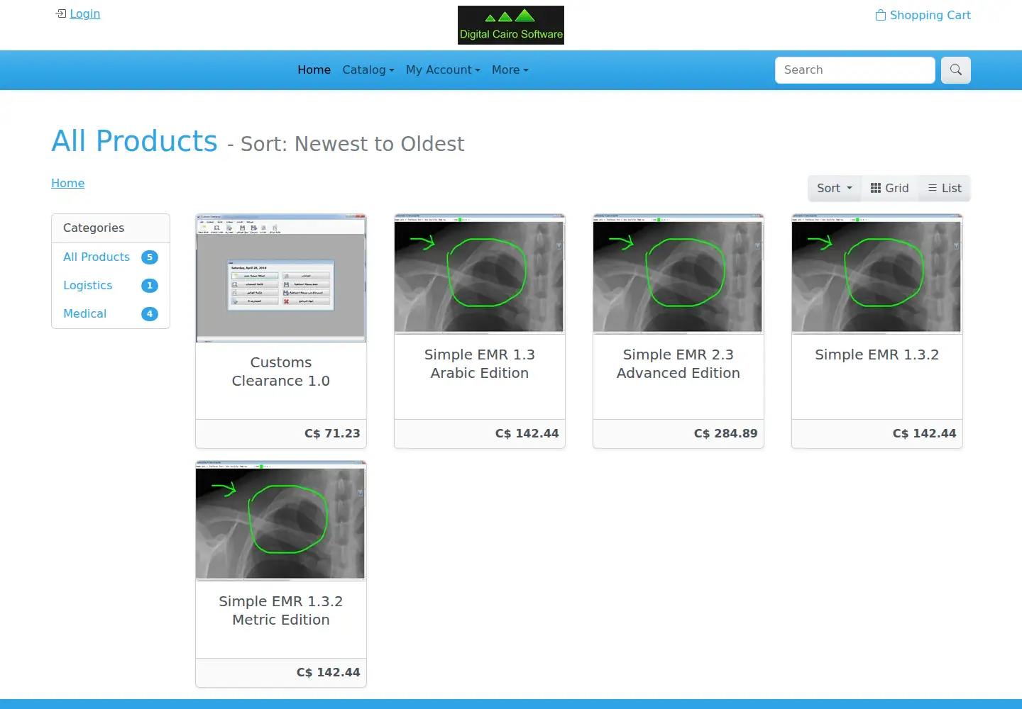 Screenshot of digitalcairo.com