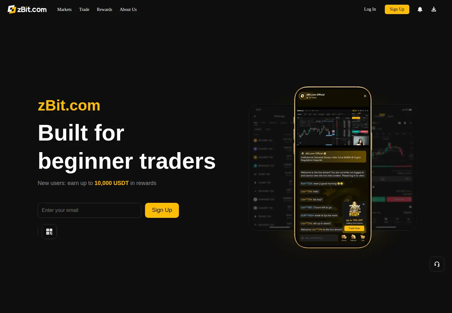 Screenshot of zbit.com