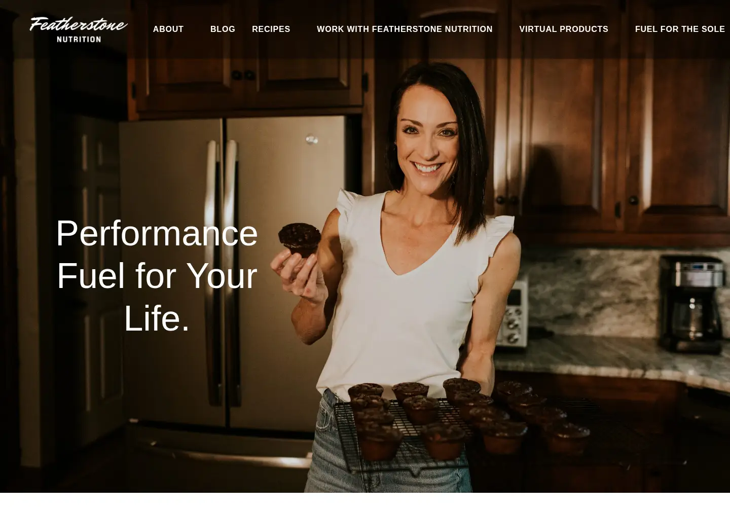 Screenshot of featherstonenutrition.com