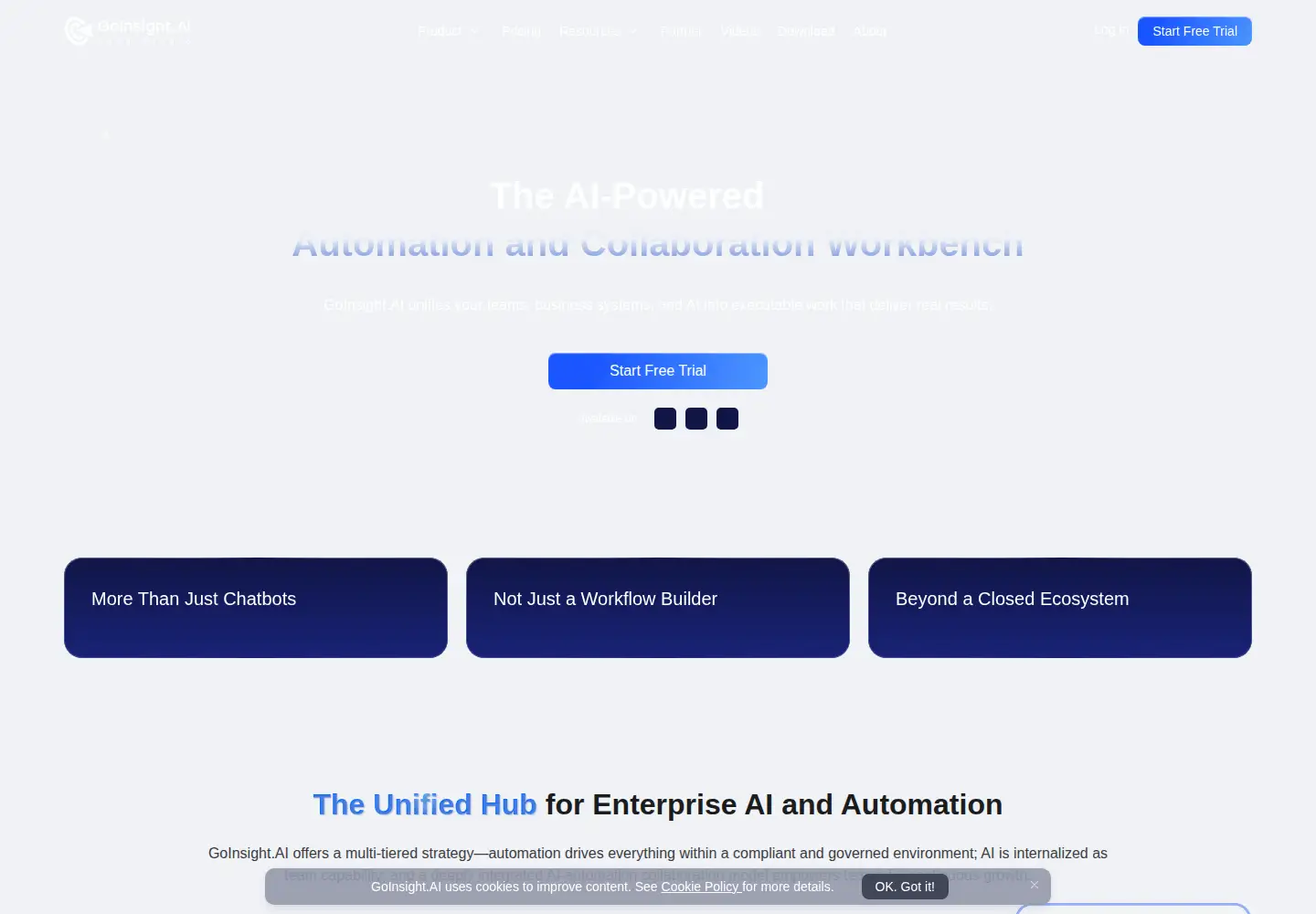 Screenshot of goinsight.ai