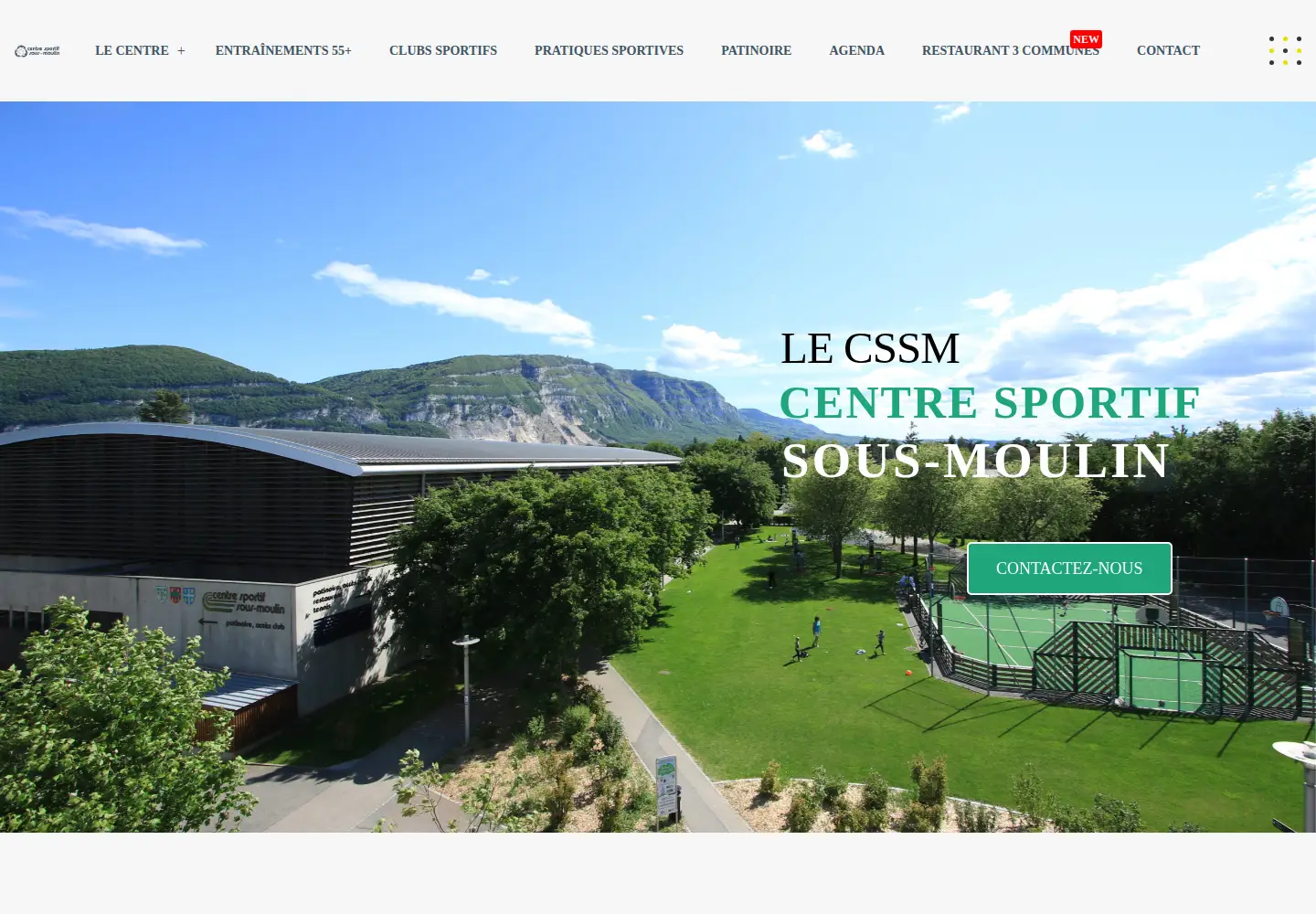 Captured homepage of cssm.ch in the current scan
