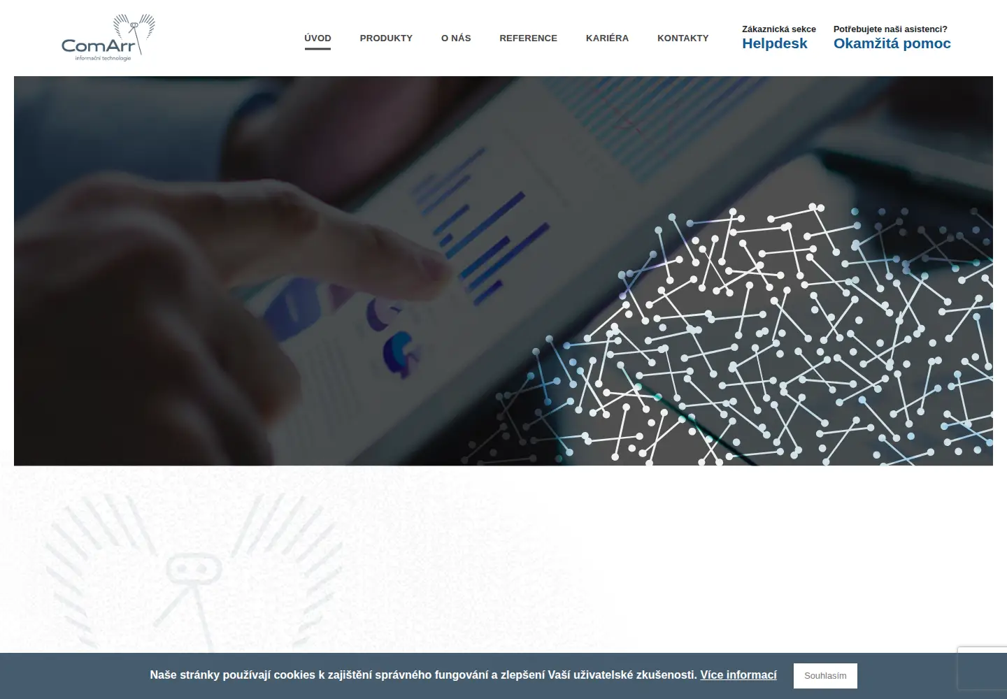 Screenshot of comarr.cz
