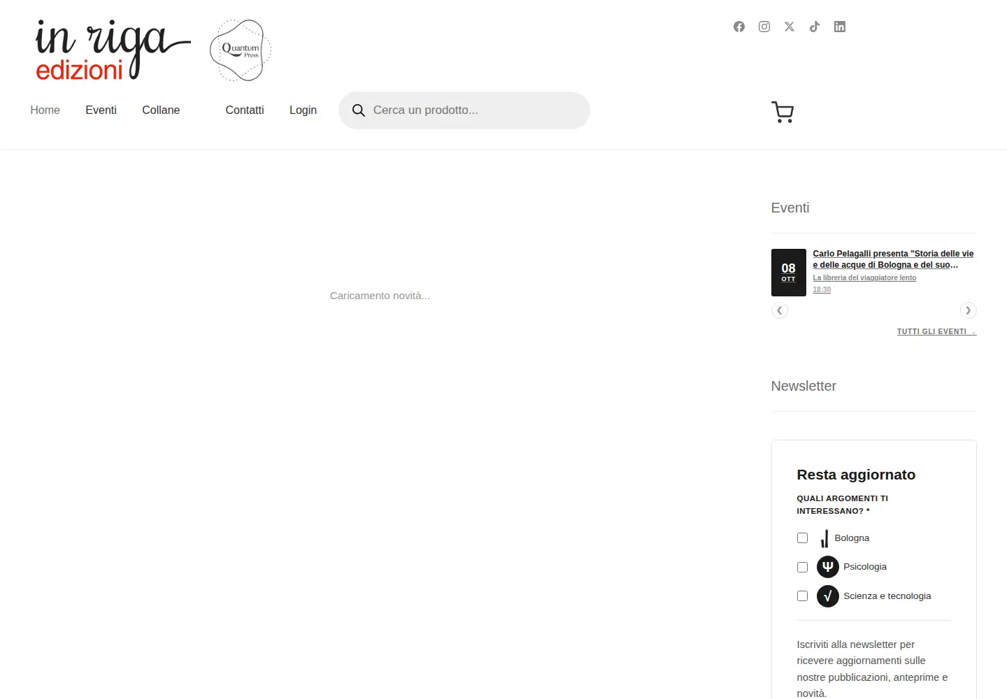 Screenshot of inriga.it