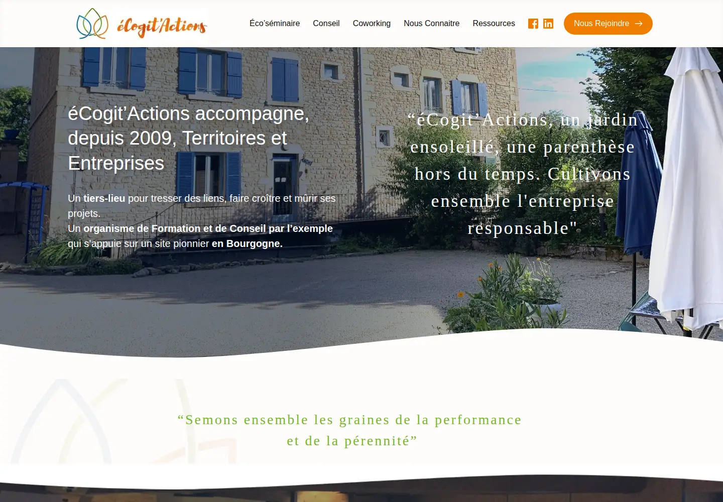 Screenshot of ecogitactions.com