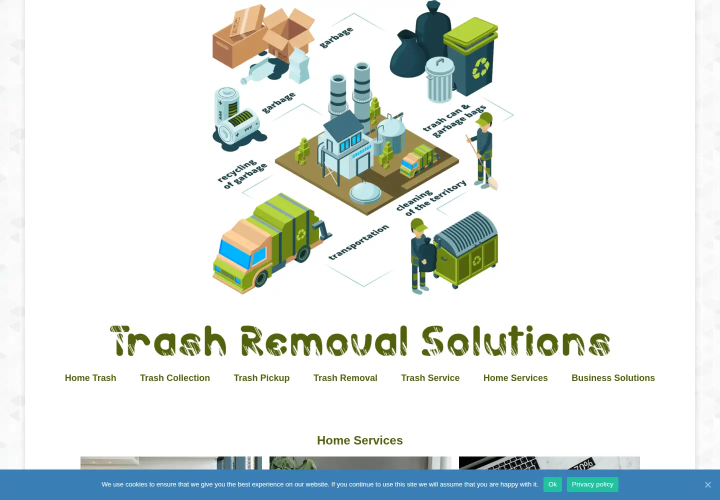 Screenshot of trash-removal.org
