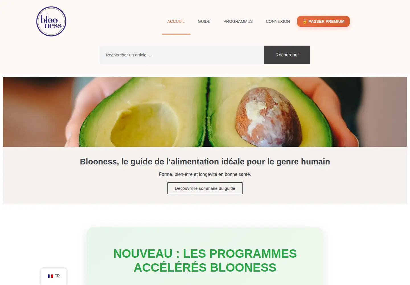 Screenshot of blooness.com